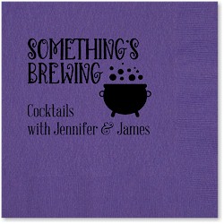 A Three Bees Item - Beverage Napkins (Something's Brewing)