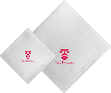 Boatman Geller - Linen-Like Personalized Beverage and Dinner Napkins (Ornament) Boatman Geller - Linen-Like Personalized Beverage and Dinner Napkins (Ornament)