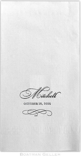 Boatman Geller - Linen-Like Personalized Guest Towels (Glyph) Boatman Geller - Linen-Like Personalized Guest Towels (Glyph)