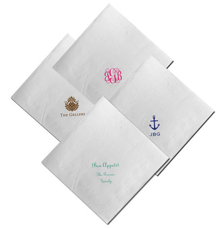 Boatman Geller - Create-Your-Own Linen-Like Personalized Dinner Napkins Boatman Geller - Create-Your-Own Linen-Like Personalized Dinner Napkins