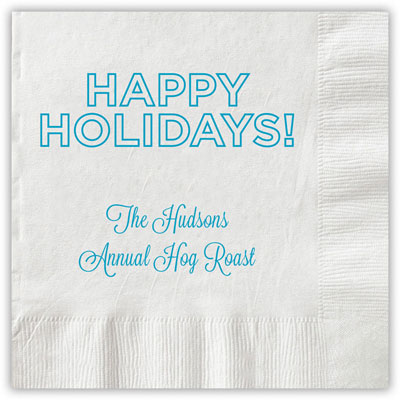 Boatman Geller - Letterpress Napkins (Holidays Outlined) Boatman Geller - Letterpress Napkins (Holidays Outlined)