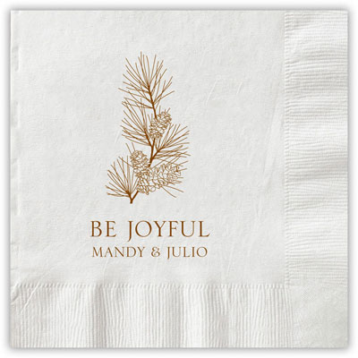 Boatman Geller - Letterpress Napkins (Brush & Pinecones) Boatman Geller - Letterpress Napkins (Brush & Pinecones)