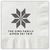 Boatman Geller - Letterpress Napkins (Nordic Snowflake)