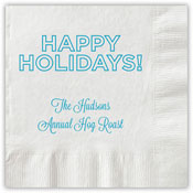 Boatman Geller - Letterpress Napkins (Holidays Outlined)