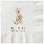 Boatman Geller - Letterpress Napkins (Brush & Pinecones)