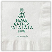 Boatman Geller - Letterpress Napkins (Joy Tree)