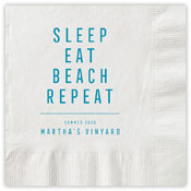 Letterpress Napkins by Dabney Lee (Sleep Eat Beach)