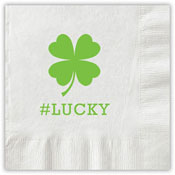 Letterpress Napkins by Boatman Geller (Shamrock)