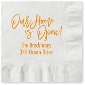 Letterpress Napkins by Boatman Geller (Our House is Open!)