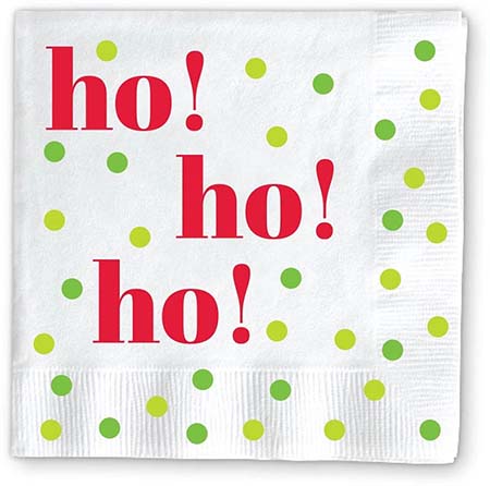 Cocktail Napkins by Donovan Designs (Ho Ho Ho)