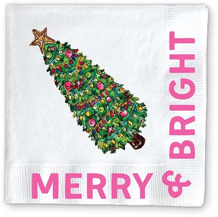 Cocktail Napkins by Donovan Designs (Merry & Bright) Cocktail Napkins by Donovan Designs (Merry & Bright)