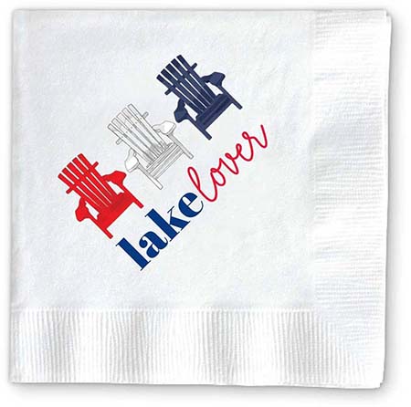 Cocktail Napkins by Donovan Designs (Lake Lover) Cocktail Napkins by Donovan Designs (Lake Lover)