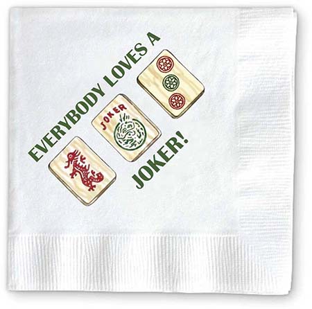 Cocktail Napkins by Donovan Designs (Everybody Loves a Joker)