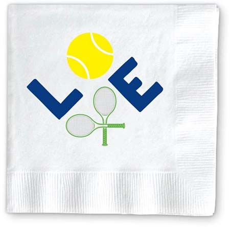 Cocktail Napkins by Donovan Designs (Love Tennis) Cocktail Napkins by Donovan Designs (Love Tennis)