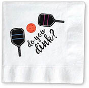 Cocktail Napkins by Donovan Designs (Pickleball)