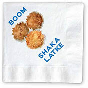 Cocktail Napkins by Donovan Designs (Boom Shaka Latke)