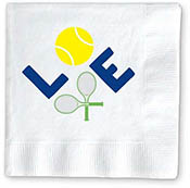 Cocktail Napkins by Donovan Designs (Love Tennis)