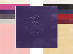 Grapes Personalized 3-Ply Napkins by Embossed Graphics