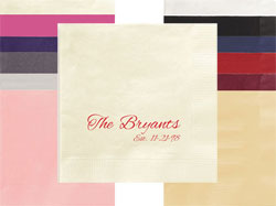 Established Personalized 3-Ply Napkins by Embossed Graphics