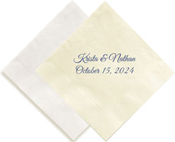 Chesterfield Personalized 3-Ply Napkins by Embossed Graphics