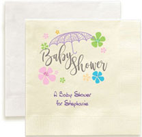 Baby Shower Personalized 3-Ply Napkins by Embossed Graphics