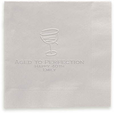 Cocktail Personalized 3-Ply Napkins by Embossed Graphics