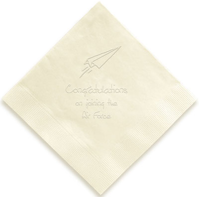 Rocket Personalized 3-Ply Napkins by Embossed Graphics
