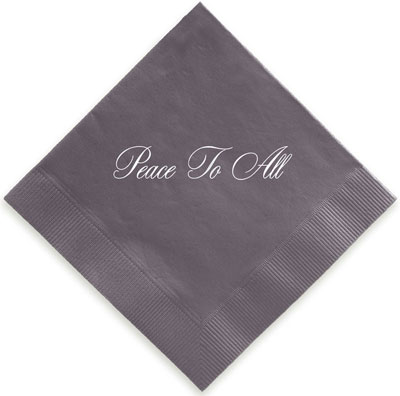 Derby Personalized 3-Ply Napkins by Embossed Graphics