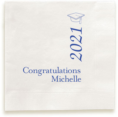 Pomp and Circumstance Personalized 3-Ply Napkins by Embossed Graphics Pomp and Circumstance Personalized 3-Ply Napkins by Embossed Graphics