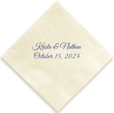 Chesterfield Personalized 3-Ply Napkins by Embossed Graphics