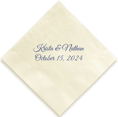 Chesterfield Personalized 3-Ply Napkins by Embossed Graphics Chesterfield Personalized 3-Ply Napkins by Embossed Graphics