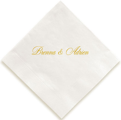 Derby Personalized 3-Ply Napkins by Embossed Graphics Derby Personalized 3-Ply Napkins by Embossed Graphics