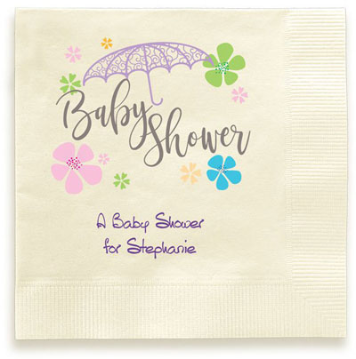 Baby Shower Personalized 3-Ply Napkins by Embossed Graphics Baby Shower Personalized 3-Ply Napkins by Embossed Graphics