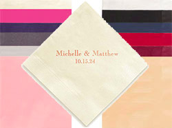 Chesterfield Personalized 3-Ply Napkins by Embossed Graphics