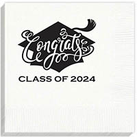 Congrats Class of 2024 Beverage Napkins