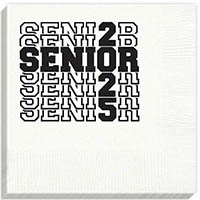 SENIOR 2025 Beverage Napkins
