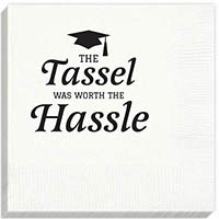 Tassel Worth The Hassle Beverage Napkins