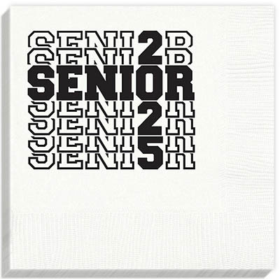 SENIOR 2025 Beverage Napkins