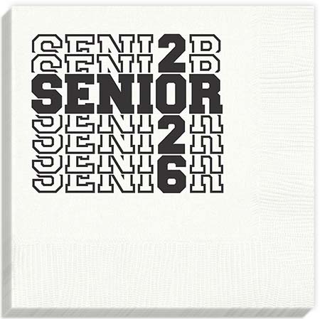 SENIOR 2026 Beverage Napkins