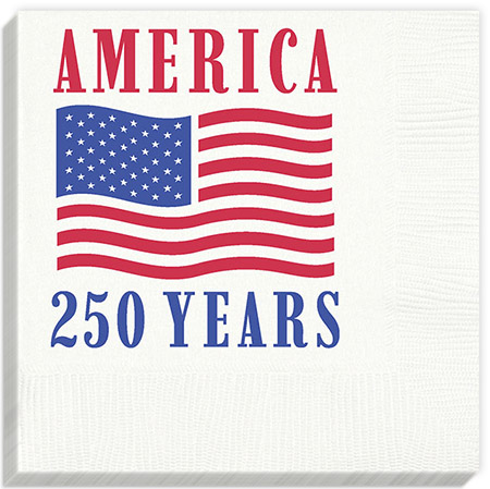 America 250 Years Beverage Napkins