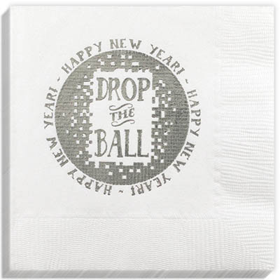 Drop the Ball Beverage Napkins Drop the Ball Beverage Napkins