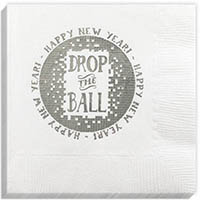 Drop the Ball Beverage Napkins
