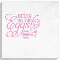 Bring on the Eggs! Beverage Napkins