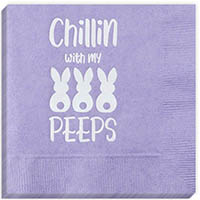 Chillin with my PEEPS Beverage Napkins