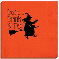 Don't Drink & Fly Beverage Napkins