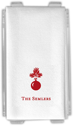 Personalized Linen-Like Guest Towels by Rytex (Ornament Motif) Personalized Linen-Like Guest Towels by Rytex (Ornament Motif)