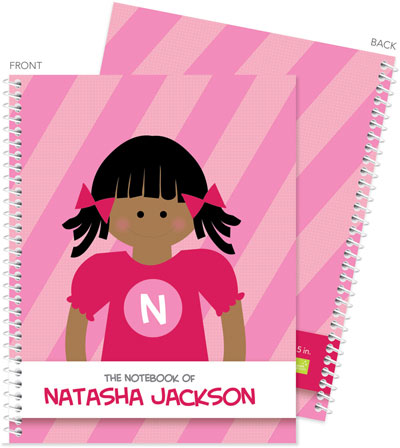 Spark & Spark Note Notebooks - Super African American Girl