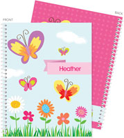 Spark & Spark - Personalized Laminated Notebooks for Girls