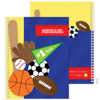 Spark & Spark Note Notebooks - My Love For Sports