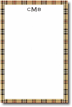 Boatman Geller Notepads - Town Plaid